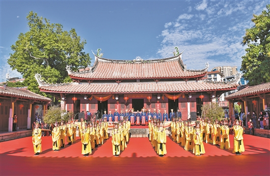 孔子文化节昨日在同安孔庙举办 已成为综合性节庆活动
