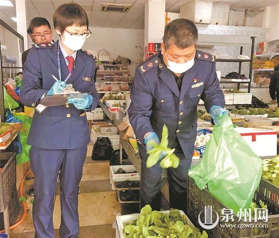 南安官桥市加强食品监管 守护好群众“菜篮子”安全