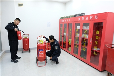 凤里街道建起一个微型消防站 提升处置突发事故能力