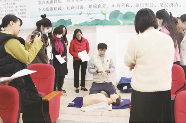 职工应急救护培训在华安县举办 目前已完成2期培训