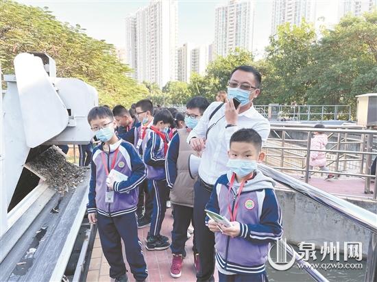 小记者走进宝洲污水处理厂 了解基本原理和工艺流程